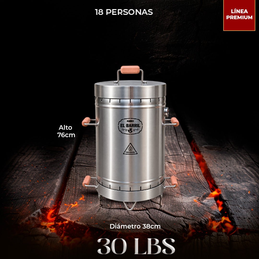 ⭐Barril XXL Linea Premium 100LB - Asadores El Barril