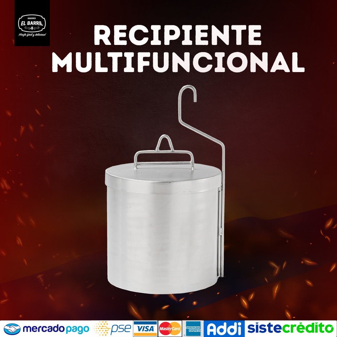 Recipiente Multifuncional - Asadores El Barril